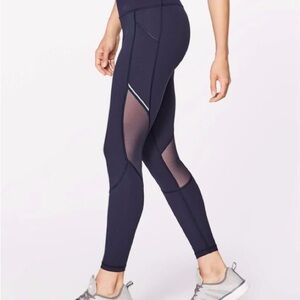 lululemon Miles Ahead tight 28 inches midnight navy size 6